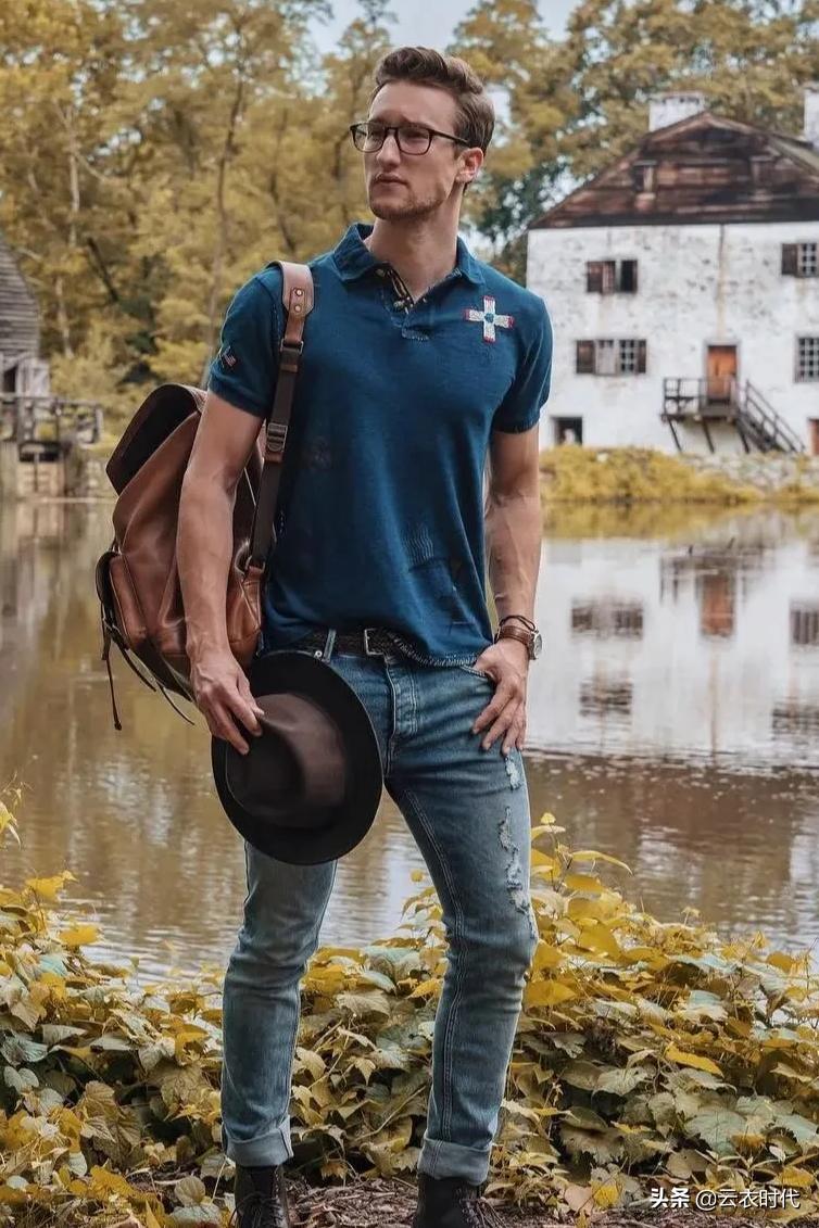 百搭马标刺绣t恤男士polo衫,polo衫永不过时