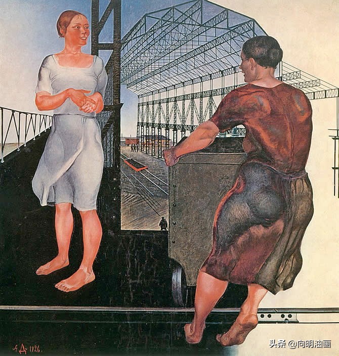 苏联人民艺术家,苏联画家亚历山大杰伊涅卡