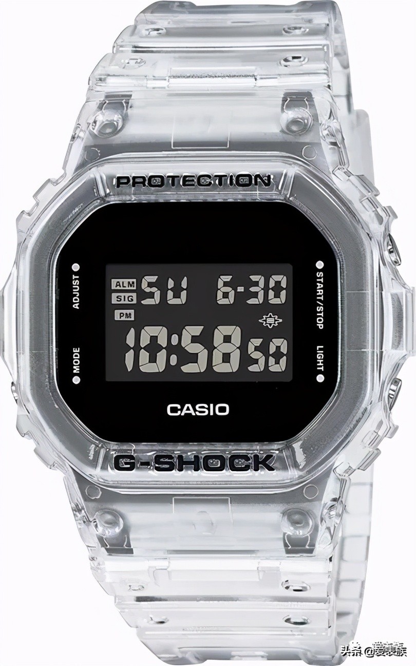 g-shock手表都有一层膜吗,g-shock透明限定手表