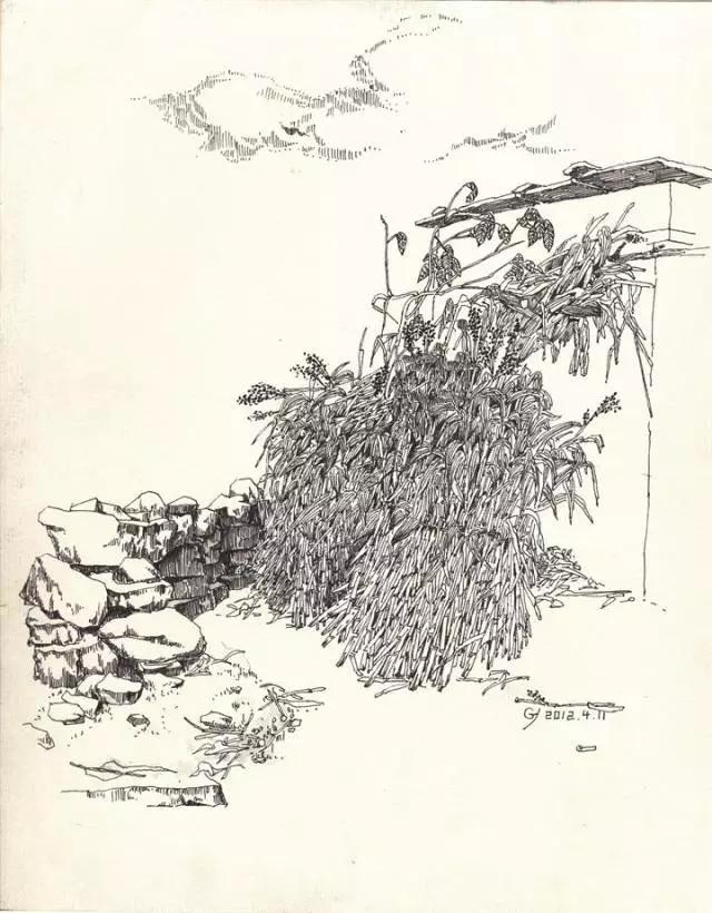 速写风景画入门教程,风景速写无调子图文