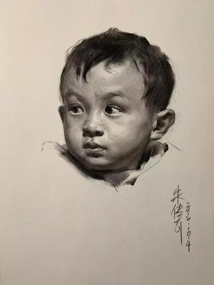 央美状元朱传奇素描,央美朱传奇