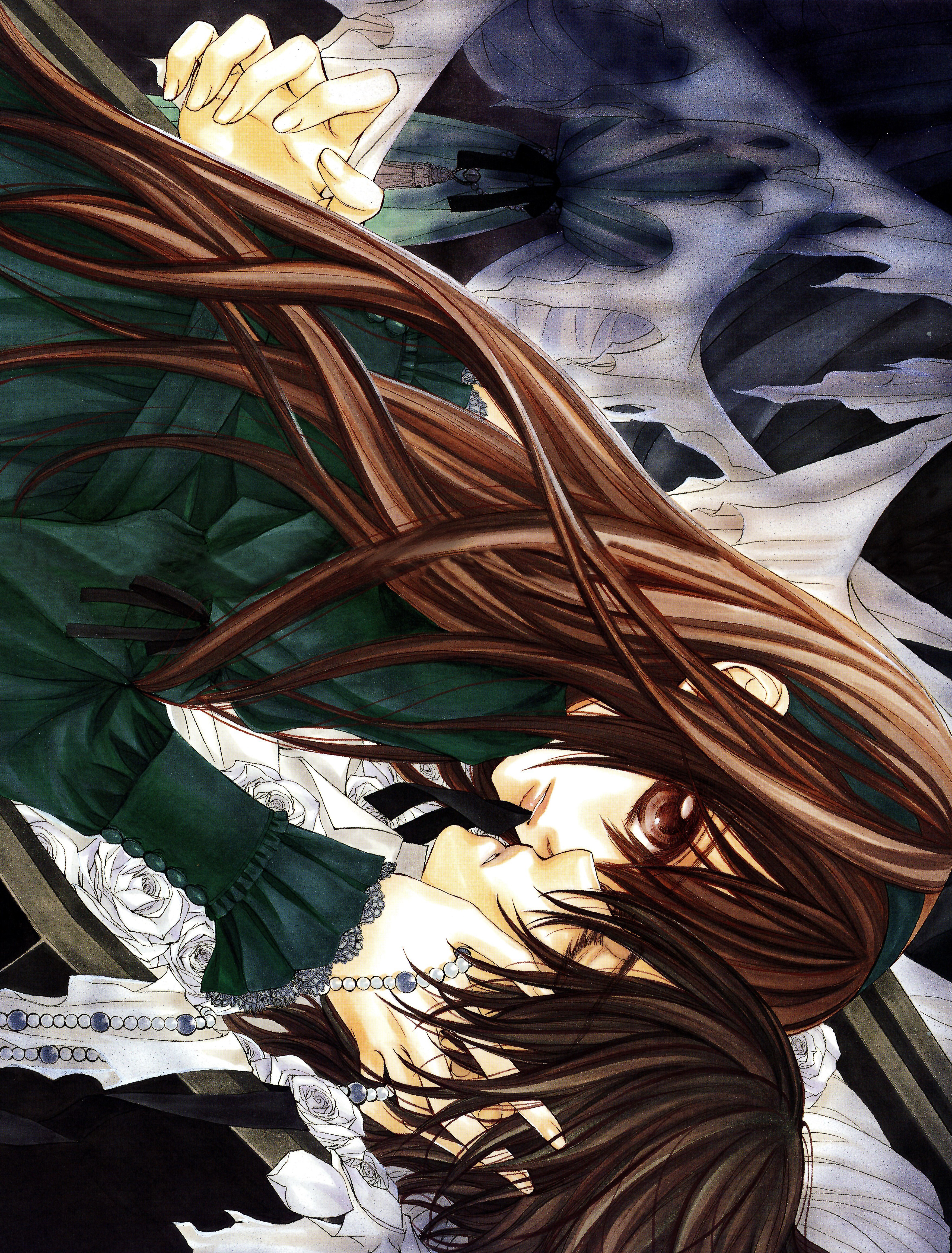 暗黑风吸血鬼动漫图片,吸血鬼骑士漫画手绘