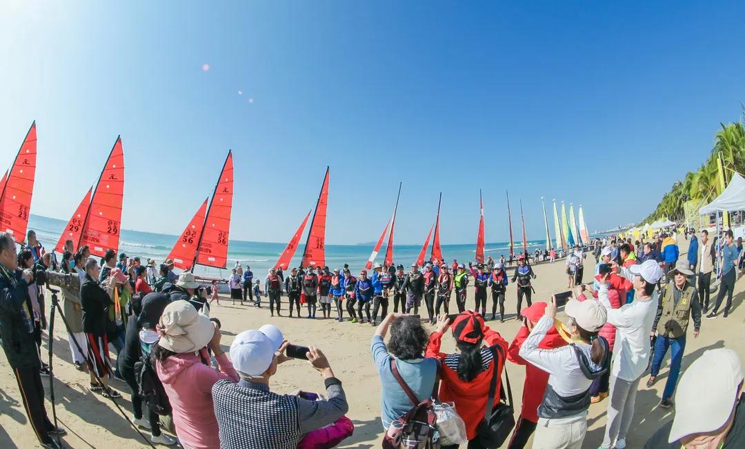 海南沙滩运动嘉年华白沙门,三亚帆船海帆赛