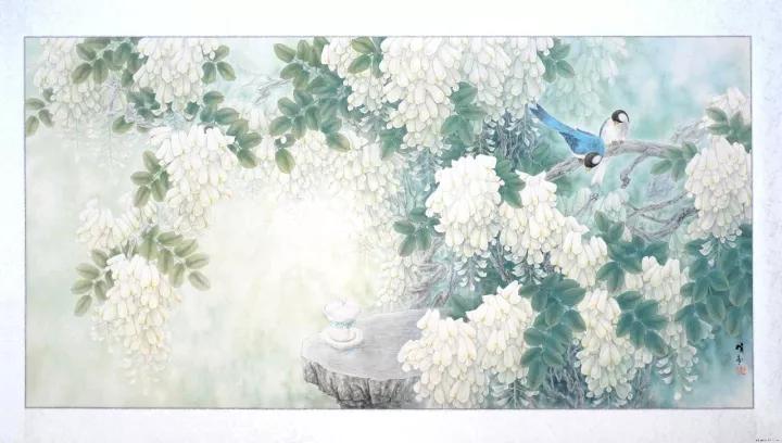 新工笔画花鸟画技法,工笔画技法讲解特殊技法篇