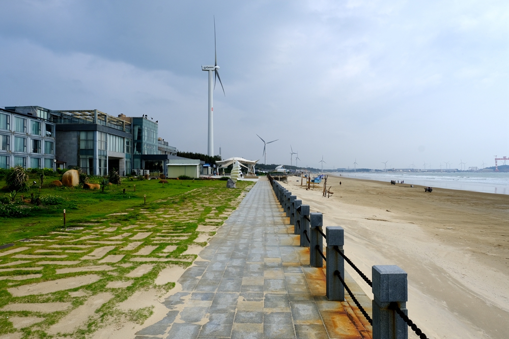 福建六鳌翡翠湾醉美沙滩,六鳌翡翠湾海滩