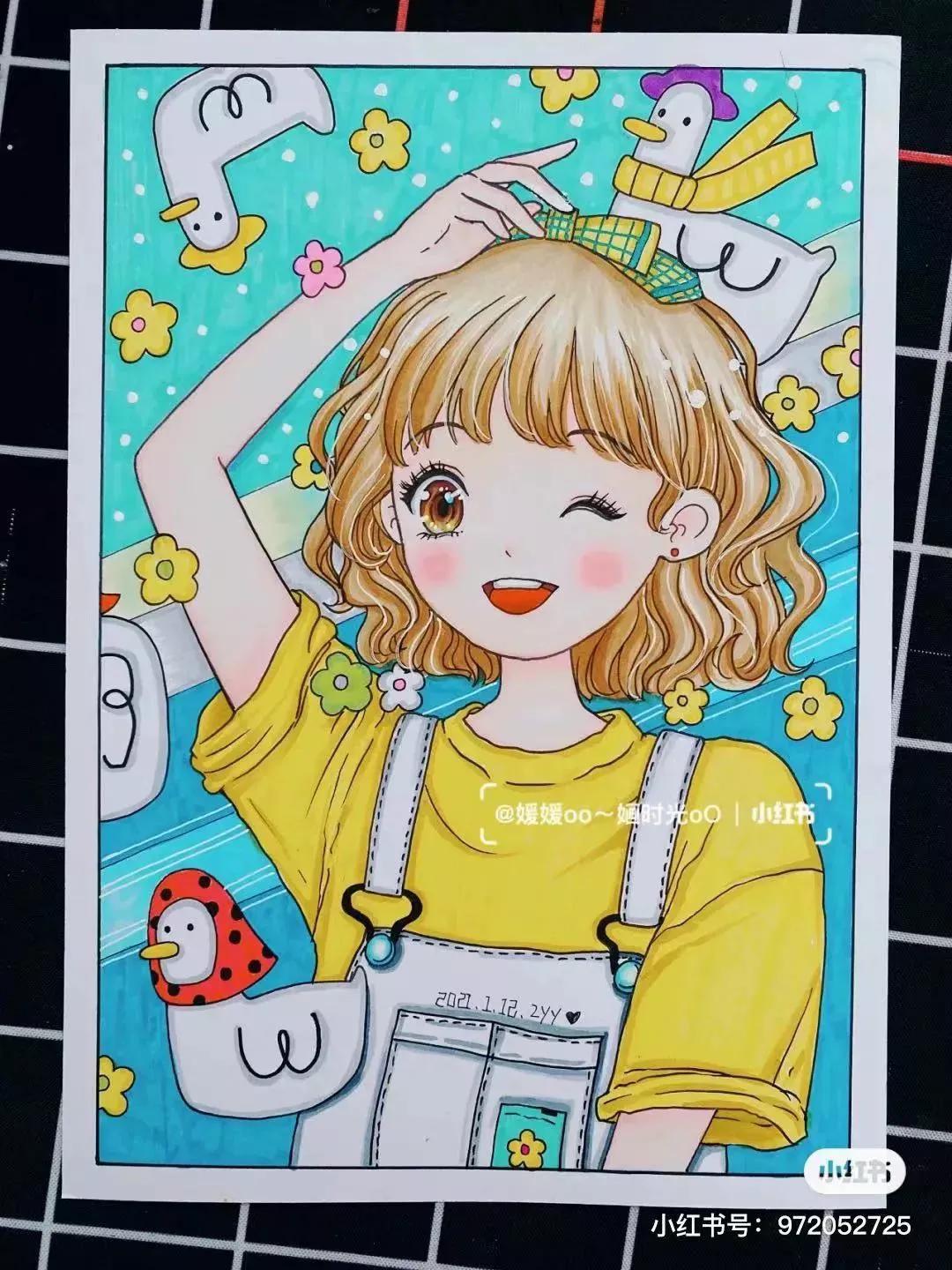 黑白线描画装饰画很简单,创意黑白线描装饰画100幅教程