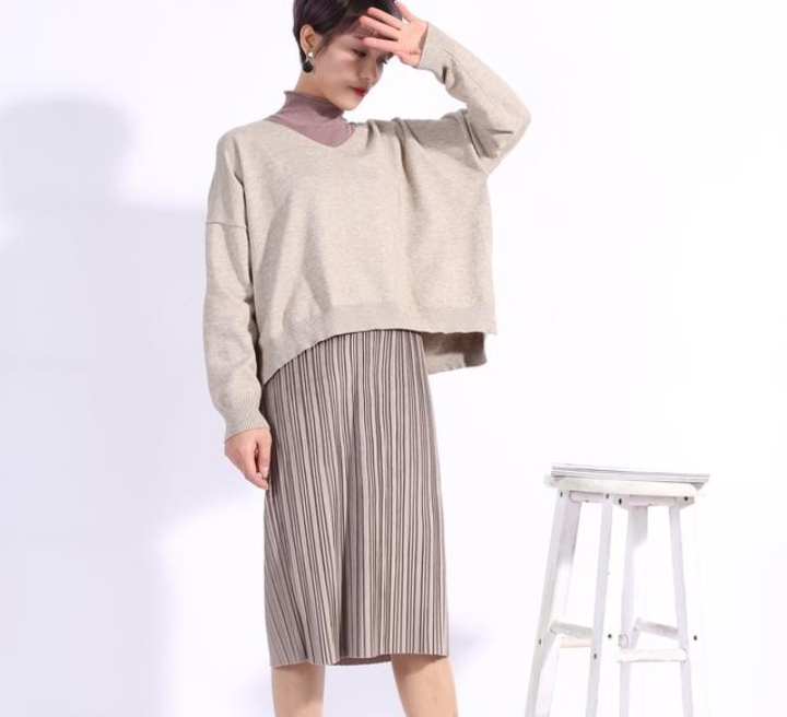 显瘦毛衣穿搭微胖女生秋冬季,120-140斤微胖高档毛衣厚款打底