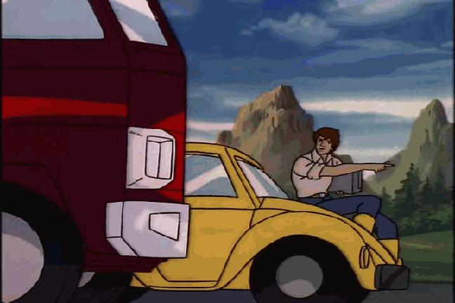 擎天柱领袖之证中的高光时刻,擎天柱第一部登场时的样子