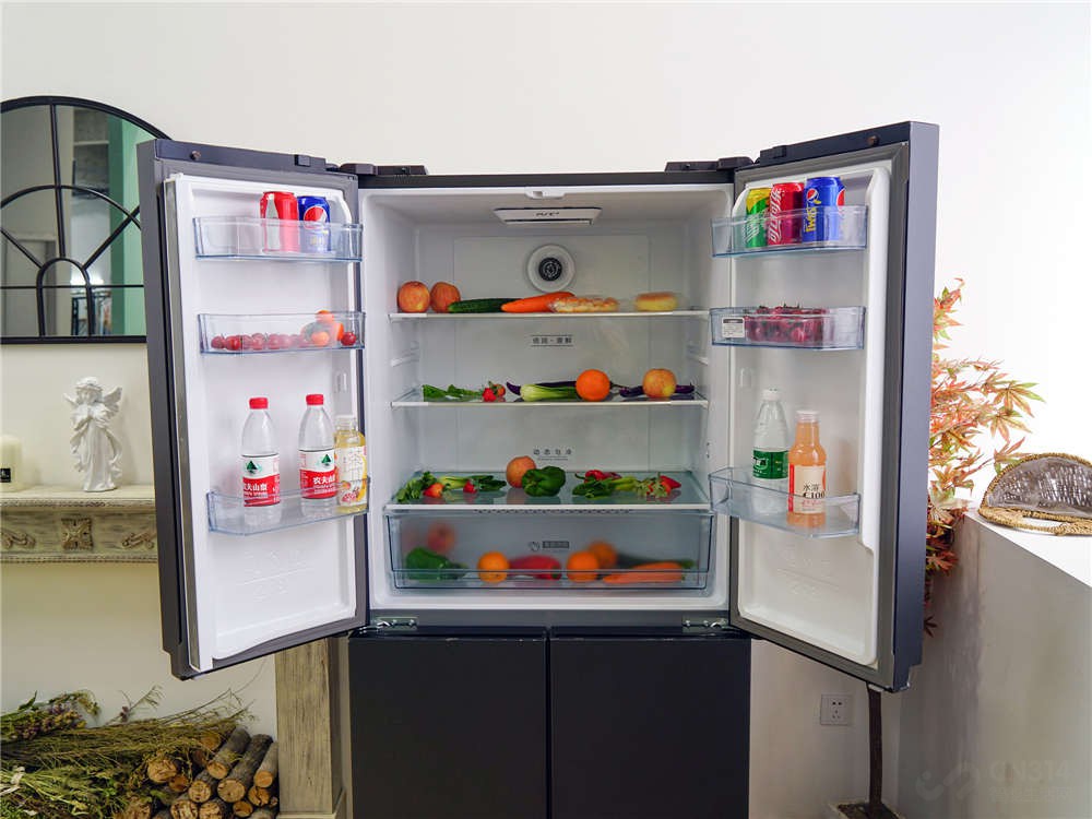 一级能效美的446冰箱,美的519升对开冰箱深度评测