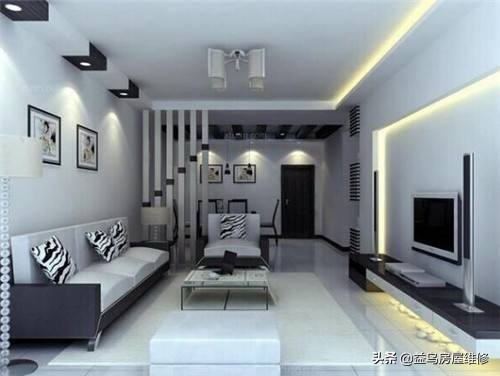 南北通透客厅餐厅厨房连体效果图,餐客厅不一体怎么设计