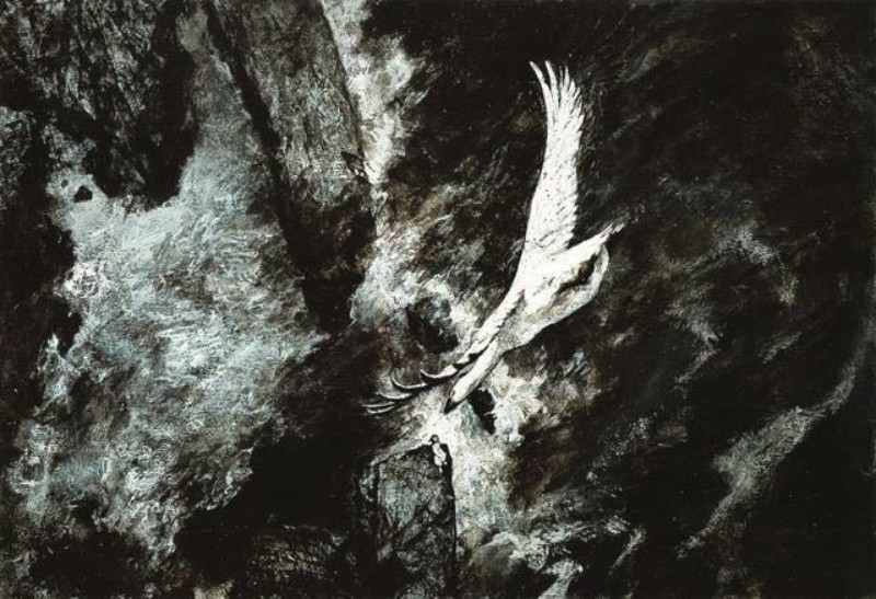 何多苓连环画雪雁,何多苓的经典创作雪雁