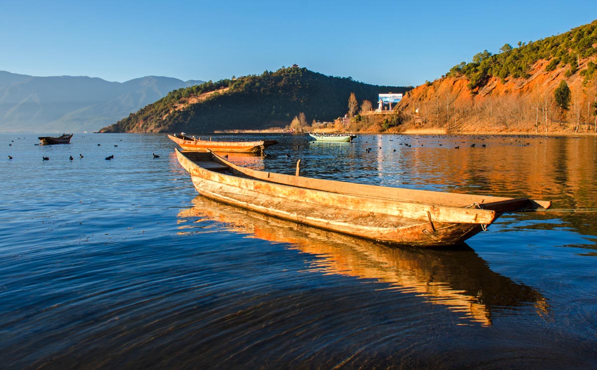 泸沽湖唯美视频,泸沽湖美到窒息