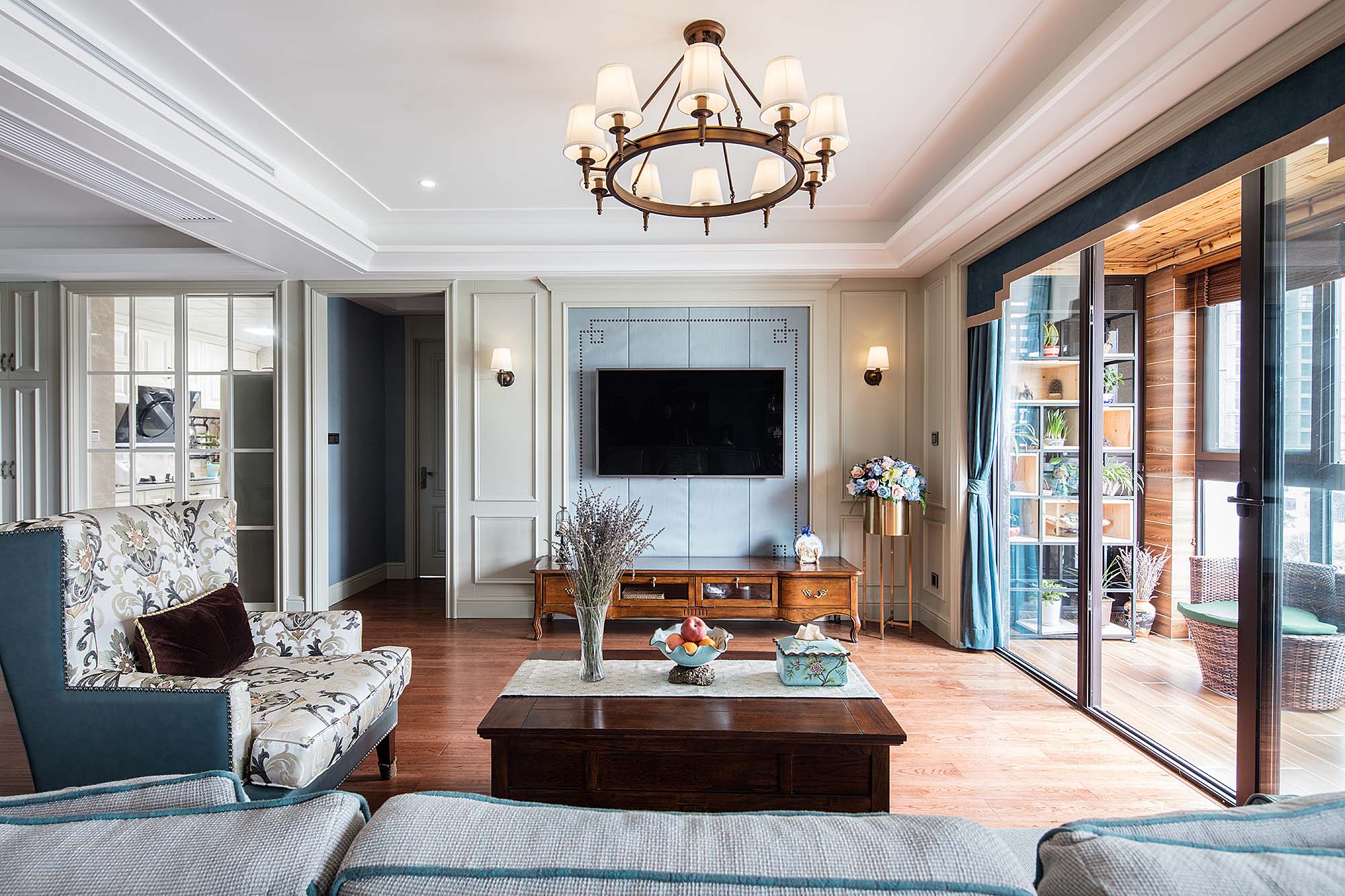 房子装修漂亮便捷的背景墙来啦,背景墙较短新中式效果图大全