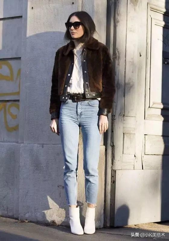 冬天别总穿小白鞋,天冷别穿单鞋加绒加厚皮靴上新