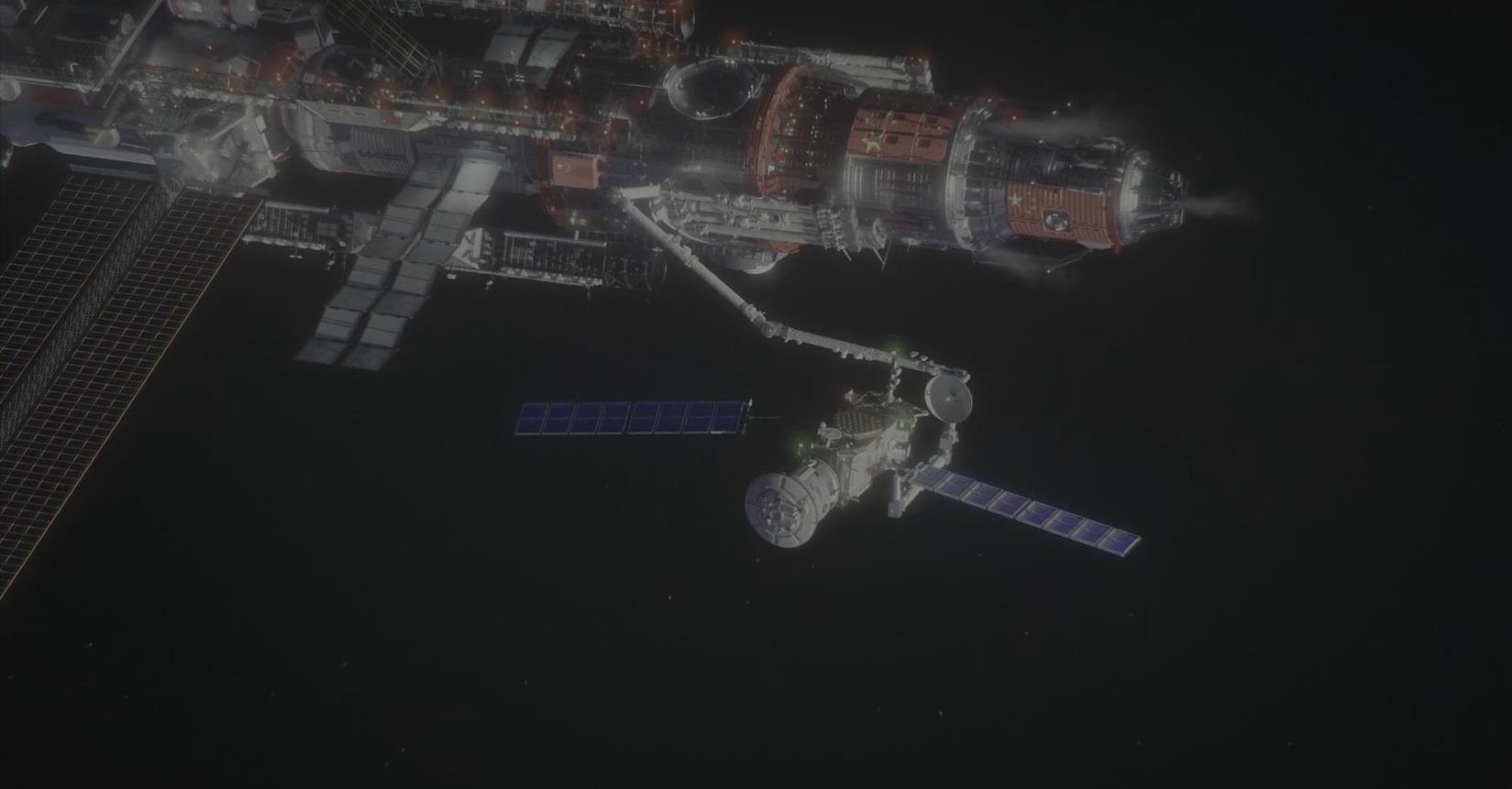 中国空间站巨型机械臂亮相,中国空间站机械臂最终形态