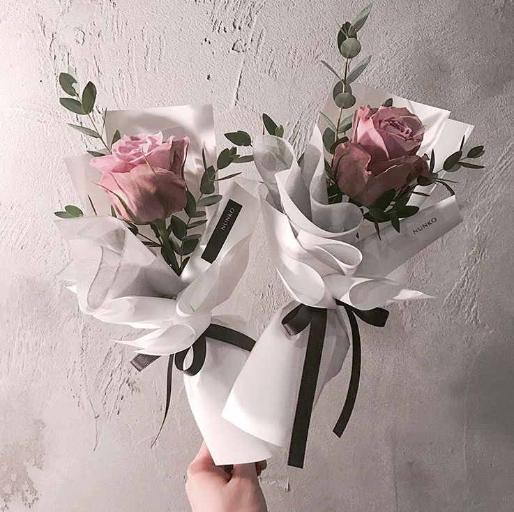 单支花束图片送女朋友,单支玫瑰花束怎么包装赶紧学起来