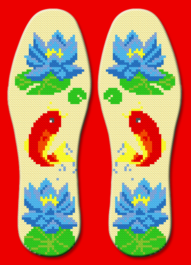 拉线手工鞋垫,手工鞋垫线