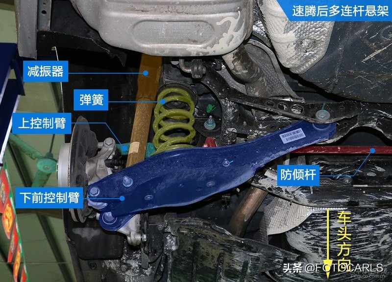 2017款大众速腾底盘解析,2018款速腾底盘对比新速腾底盘