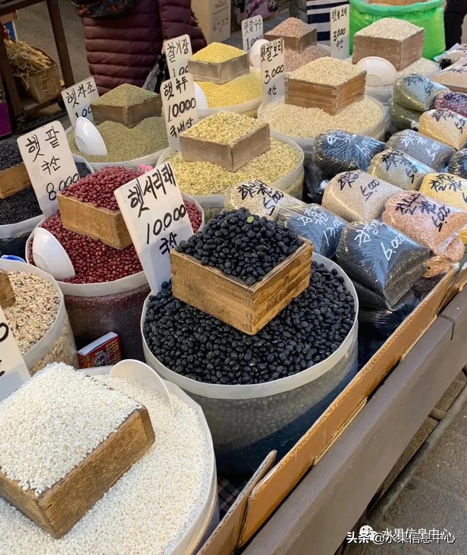 韩国的蔬菜水果批发市场,韩国最便宜的苹果水果