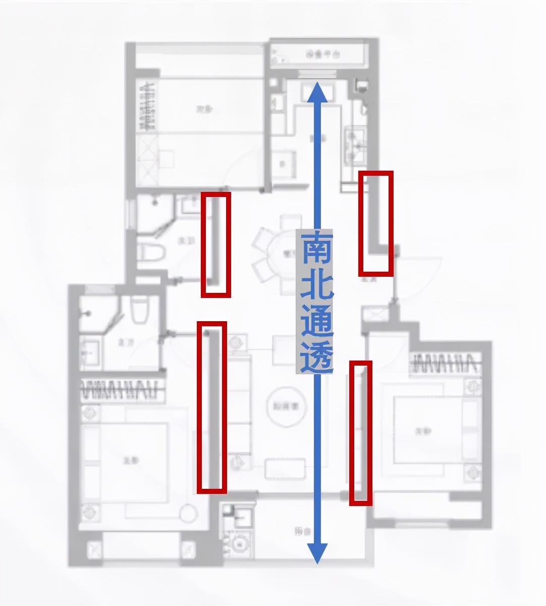 横厅户型设计好处,什么是横厅的房子户型图