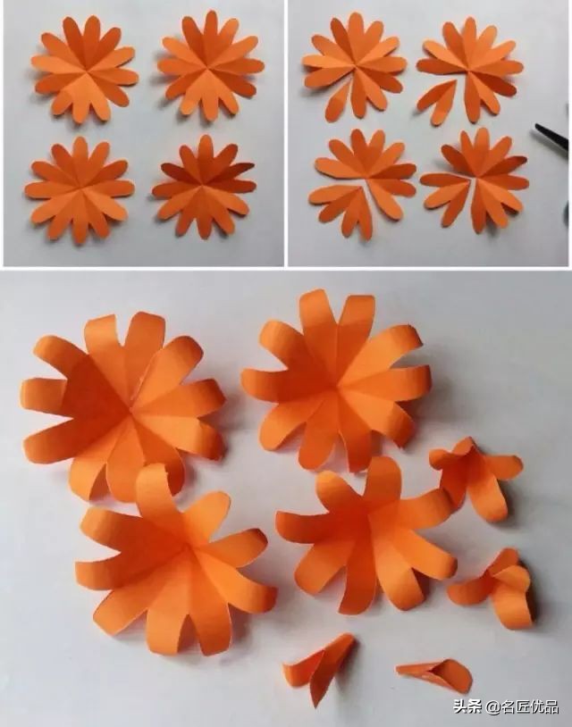 彩纸手工制作立体重阳节,九九重阳节贺卡剪纸