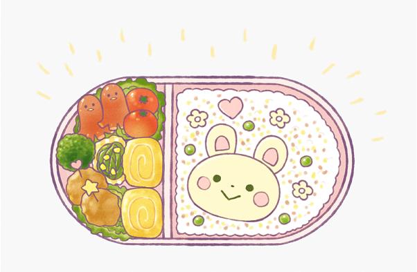 100个水彩美食插画,奈良美食插画