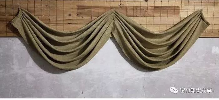 窗帘连体水波帘头制作视频,欧式风格窗帘平板水波帘头