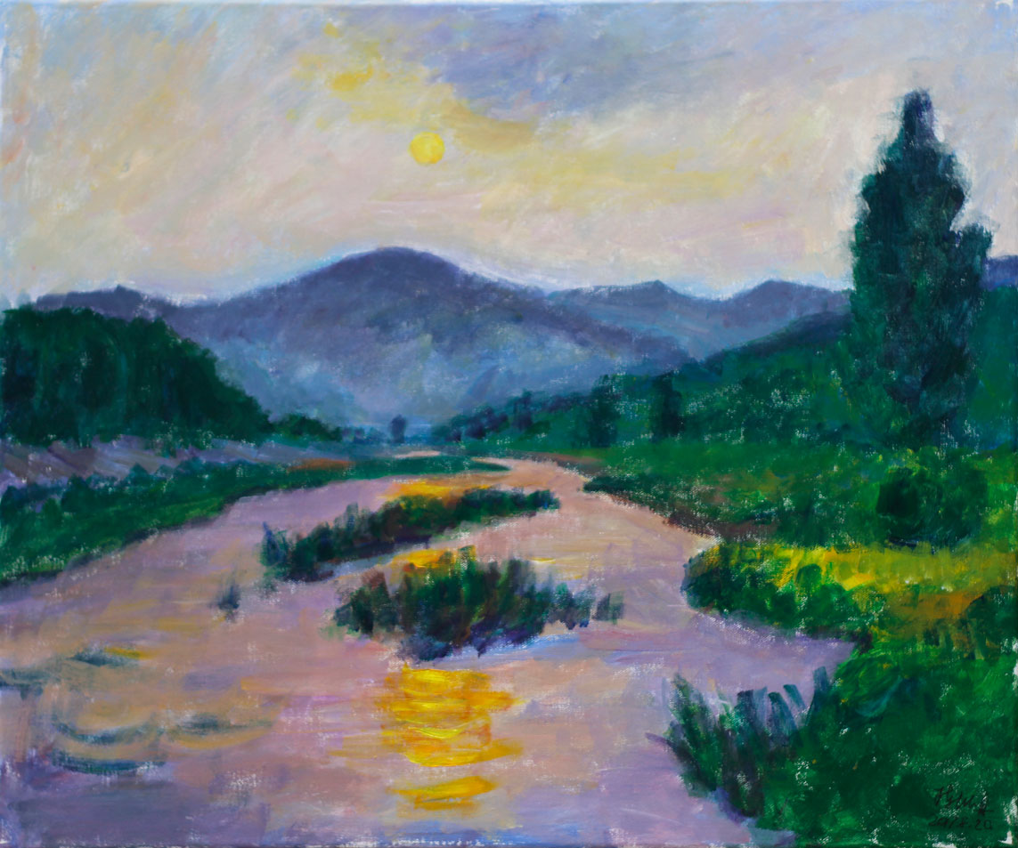 学丙烯画必备的工具和颜料,丙烯画笔和丙烯颜料