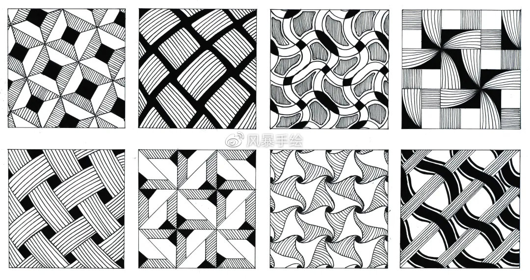 视觉传达设计平面构成课,艺术设计考研手绘