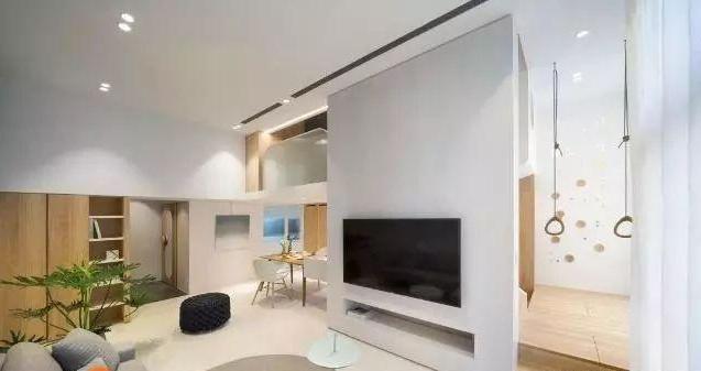 不到50平小房,变两层小别墅,将床架在半空中,瞬间多出间房