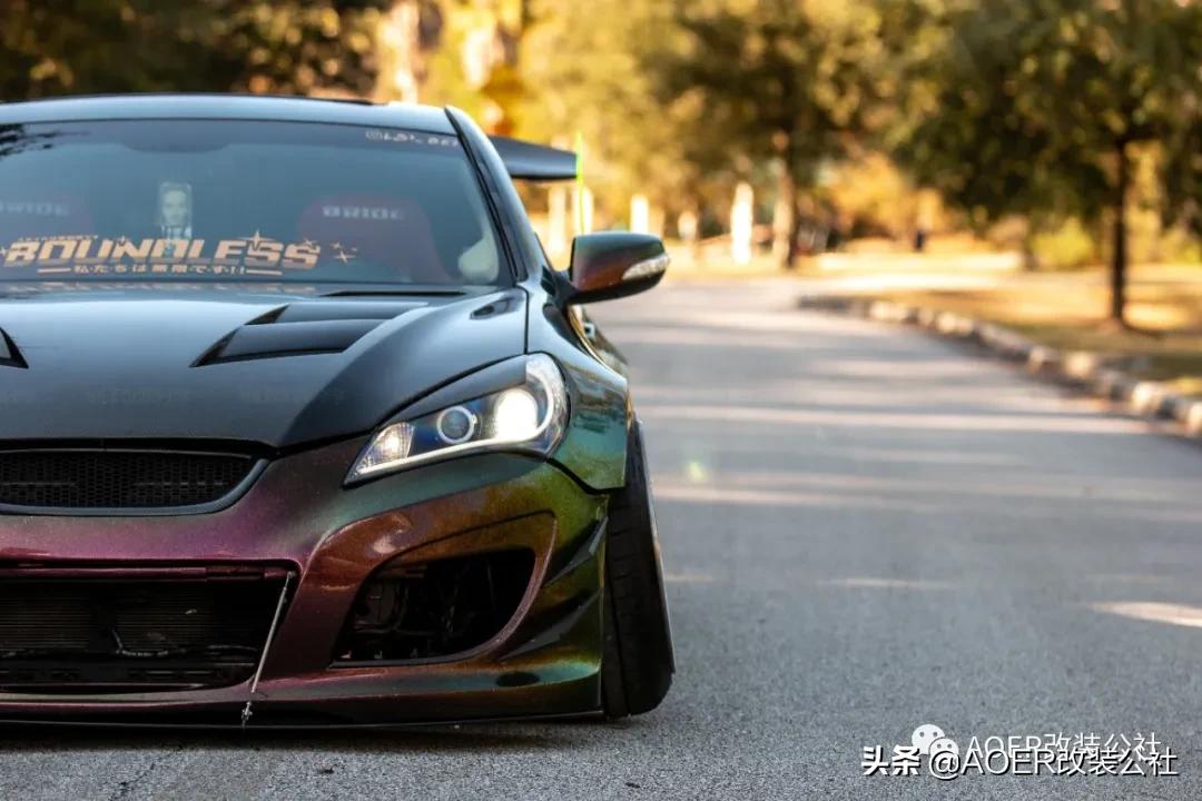 现代劳恩斯酷派2.0t爆改,现代劳恩斯酷派改装图片大全