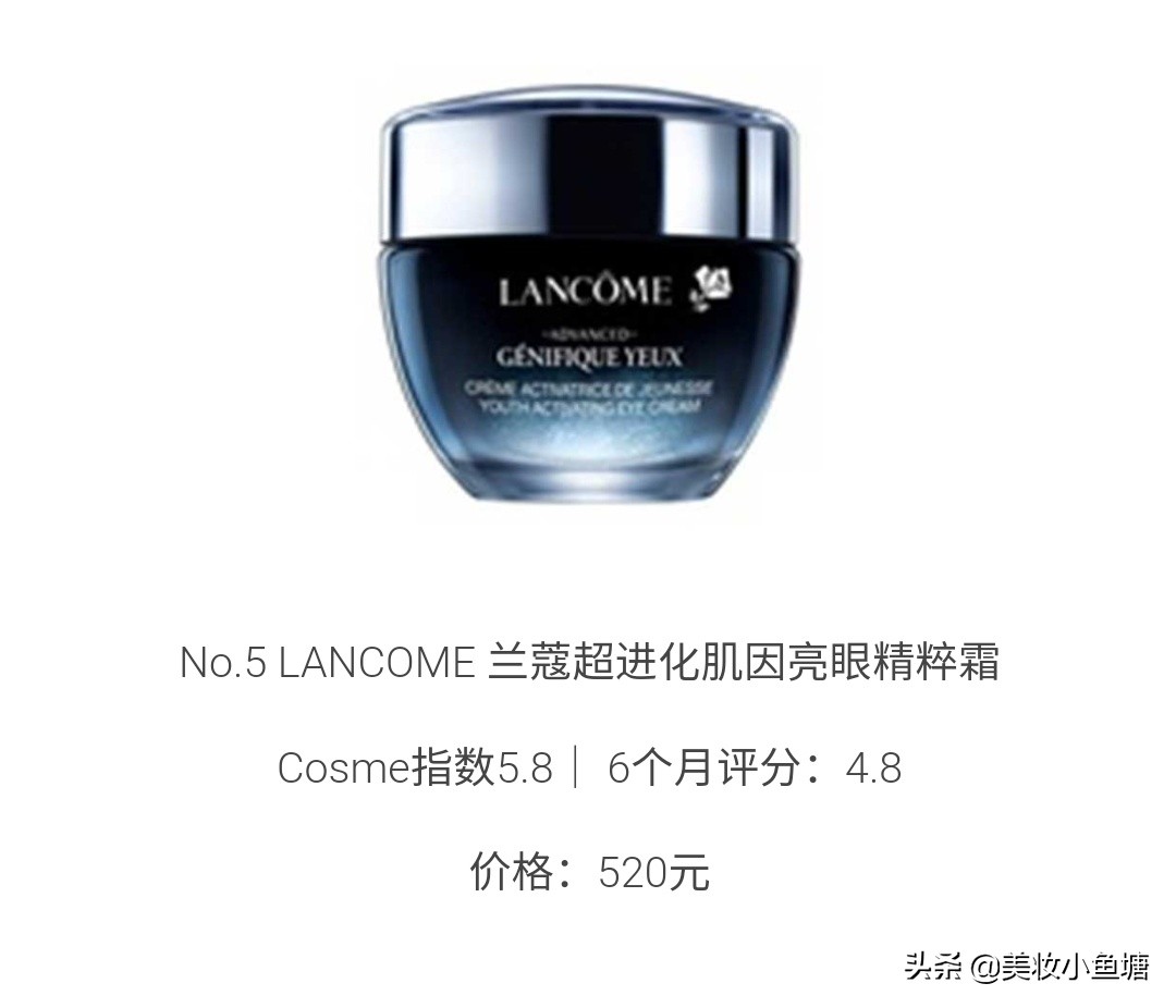 眼霜推荐20岁适合的眼霜品牌,推荐20多岁用的眼霜