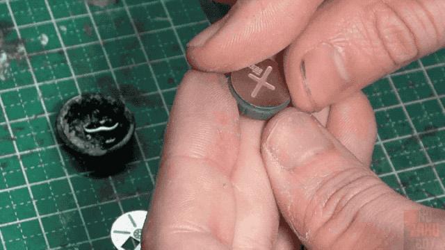 扎古蚀刻片安装,扎古蚀刻片