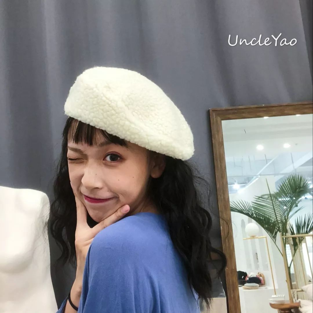 小个子戴贝雷帽显高,贝雷帽显脸小百搭小头围