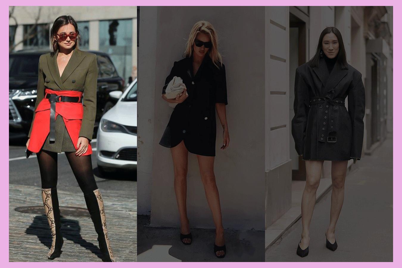 下半身失踪的西装裙有多撩？按体型来挑选，今秋气场由它来承包