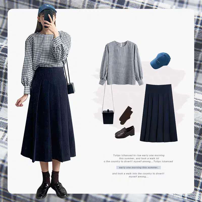 灰色格子西装怎样搭配不显老气,西装格子连衣裙怎么穿不显老气