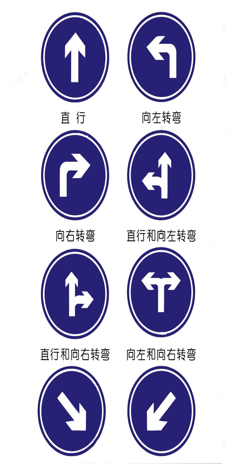 交通标志有警告标志禁令标志,开车需要看的交通指示标志