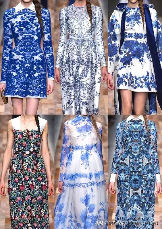 中国传统纹样“之”青花纹样