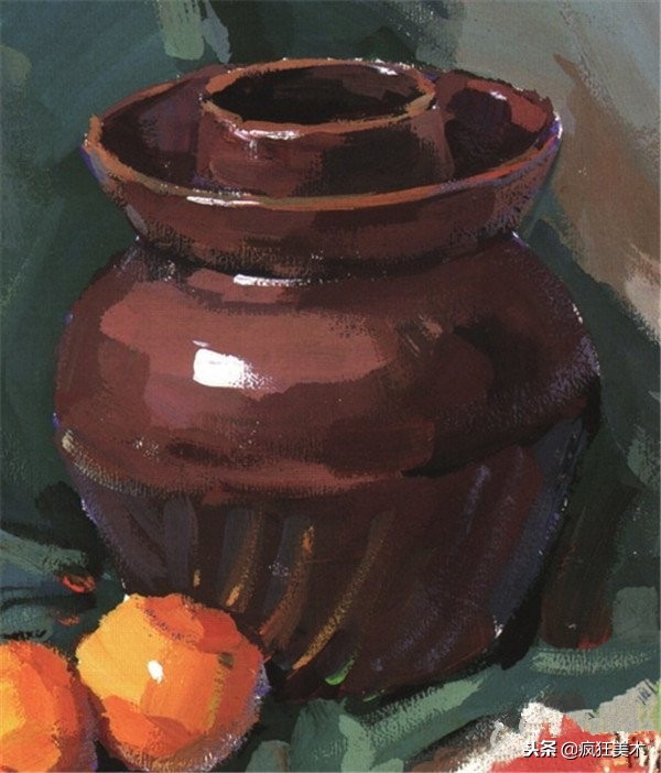 水粉陶罐的画法视频,陶罐的素描打形画法