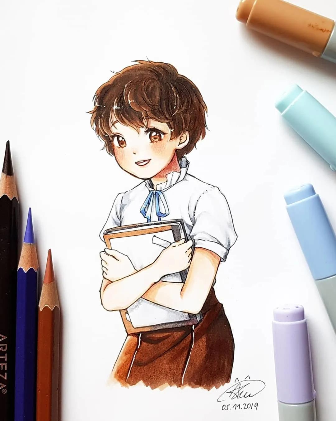 超细节零基础绘画动漫教程书推荐,超级简单的动漫人物画新手小白