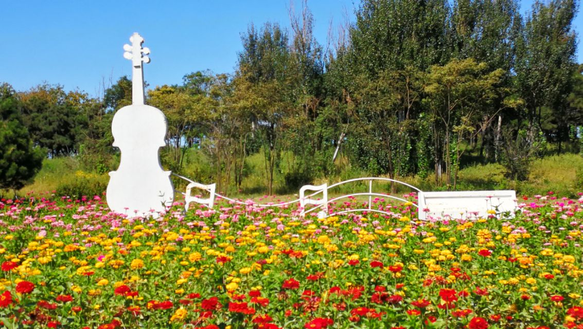 秋高气爽共赴云顶山,秋高气爽游园乐