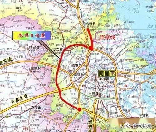 环融乐高乐园在安义考察!西二环建设安义、湾里、新建大受益