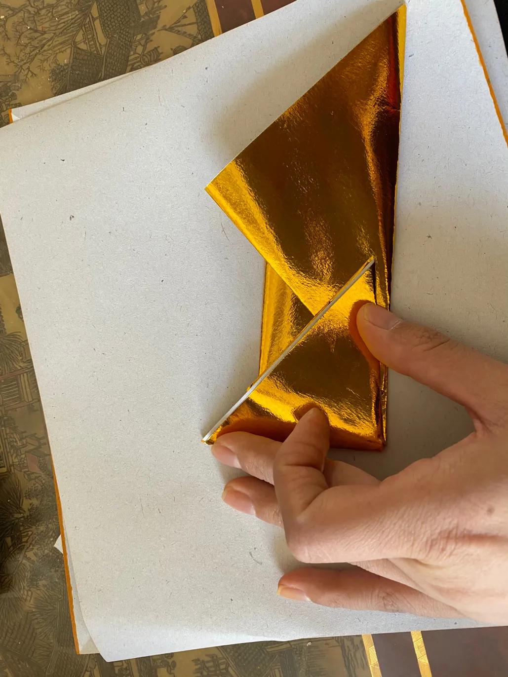 拜神叠元宝简单方法,祭祖元宝怎么叠最简单图解