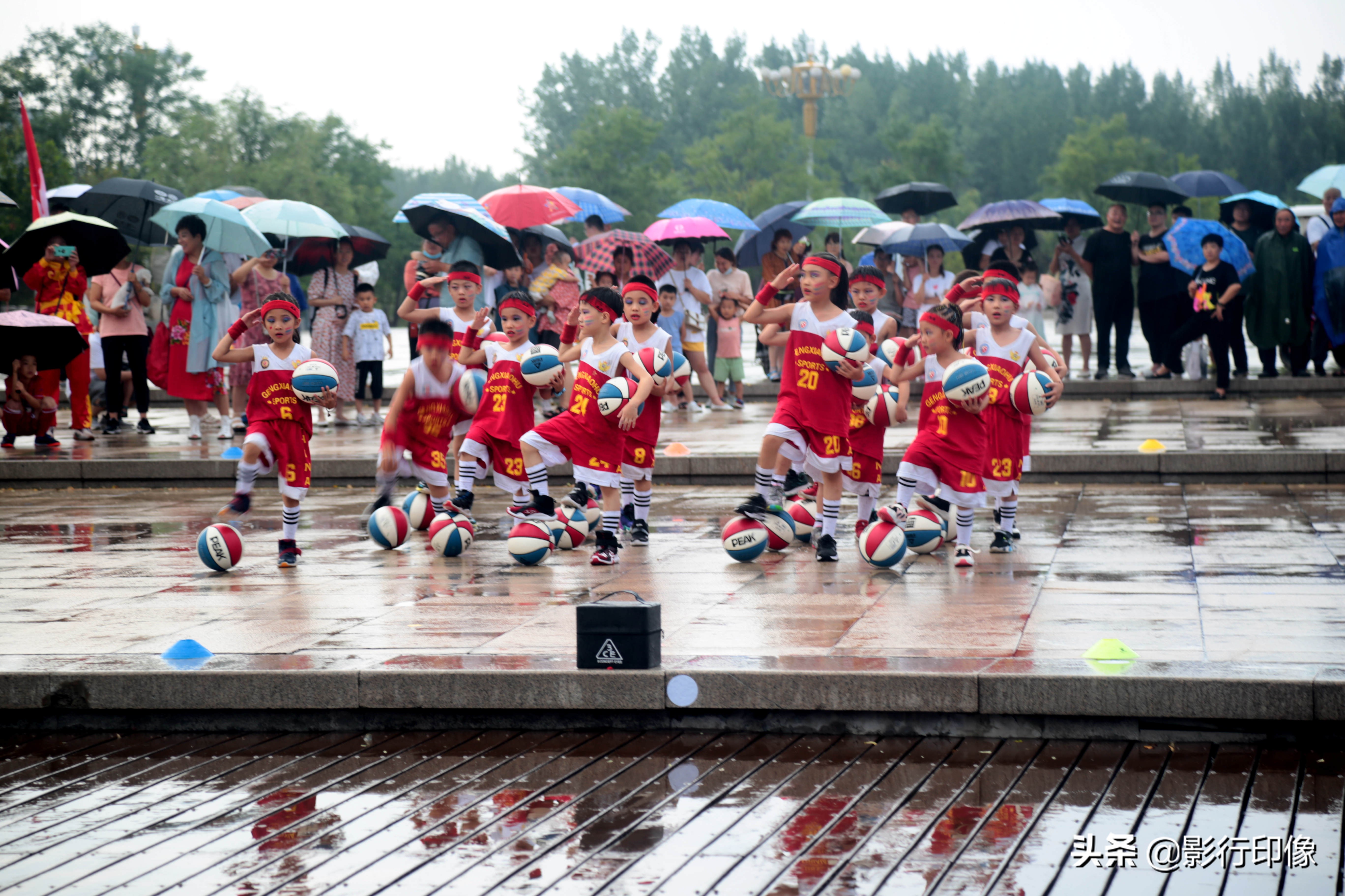 临汾市2020年全民健身启动仪式在在九州广场举行