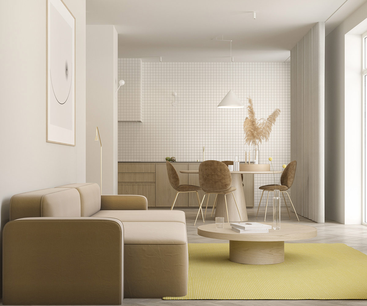 色彩质感强的室内设计,色彩主义室内设计