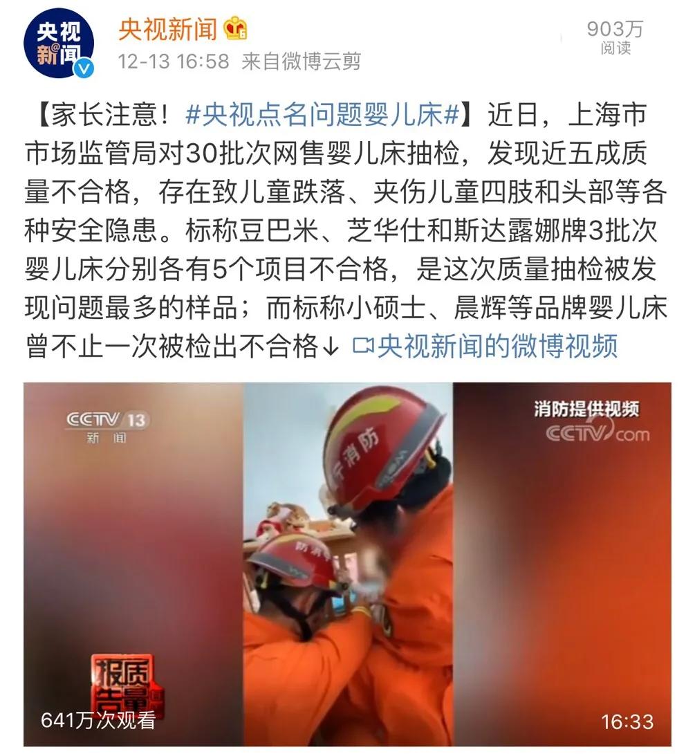 婴儿床抽检不合格怎么办,央视抽检婴儿床不合格