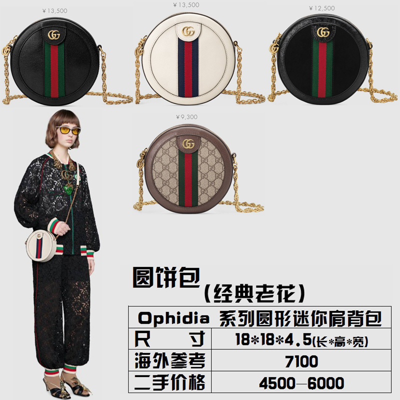 回到未来复古版,gucciophidia系列上身效果