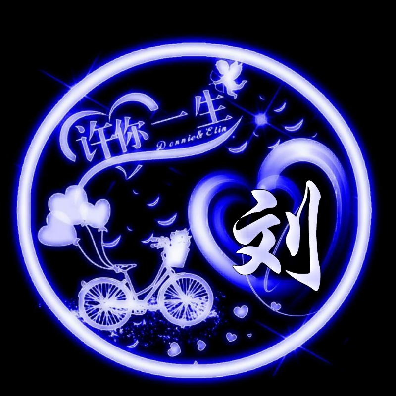 挚爱一生的姓氏头像,任字姓氏专属头像荧光