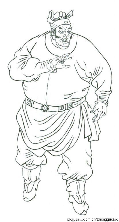 牛牧野水浒扑克,牛牧野水浒人物