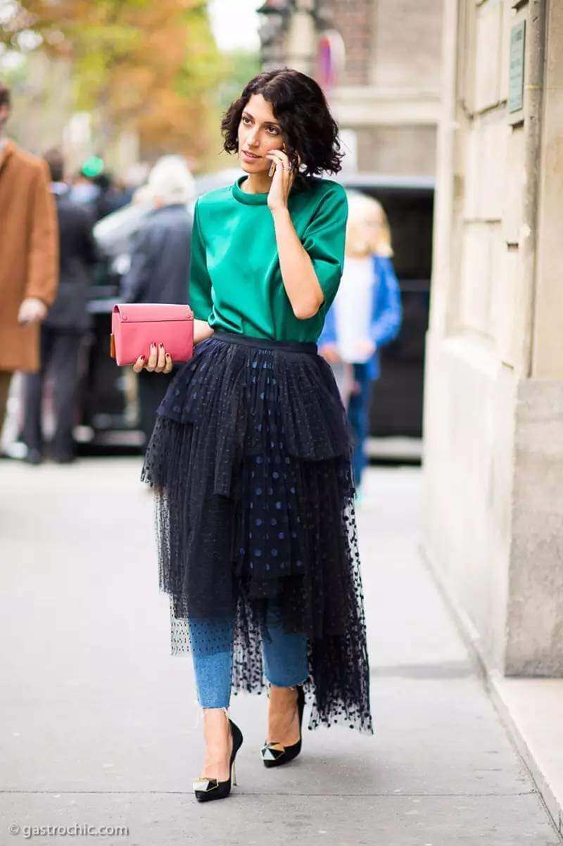 裙子穿搭夏季气质超仙纱裙,如果夏天只有一种穿搭